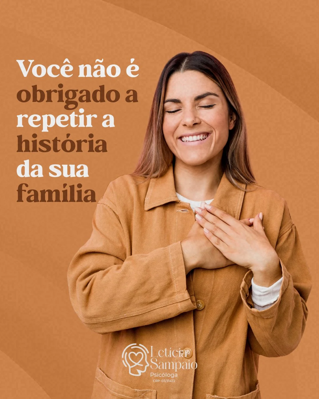 Post Letícia Sampaio — Você não é obrigado a repetir a história