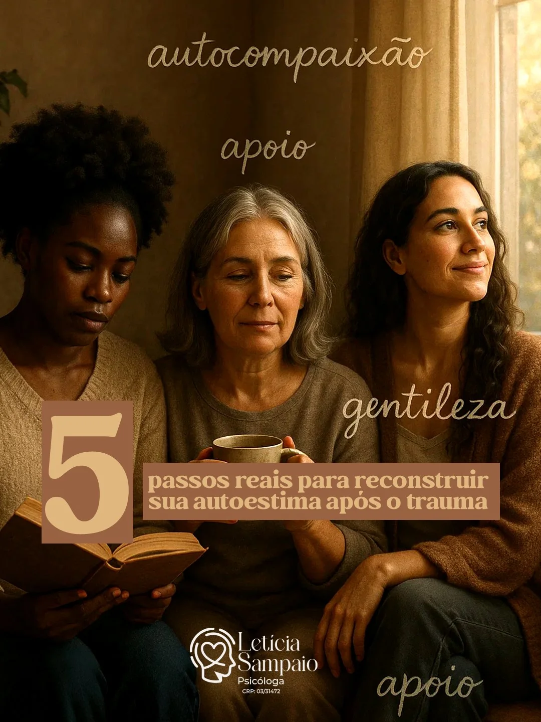 Post Letícia Sampaio — 5 passos para reconstruir a autoestima